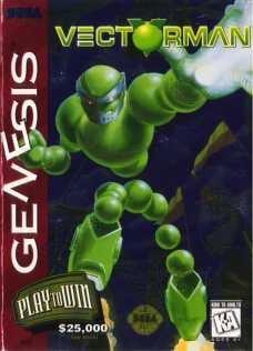 Vectorman - Sega Genesis - NTSC (Losse Cassette), Spelcomputers en Games, Games | Sega, Zo goed als nieuw, Ophalen of Verzenden