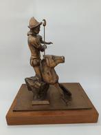 Ugo Attardi (1923-2006) - sculptuur, Guerriero con Cavallo -