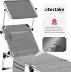 2dekans | tectake® - Ligbed Lorella gestoffeerd, inklapbaar, Ophalen of Verzenden, Zo goed als nieuw