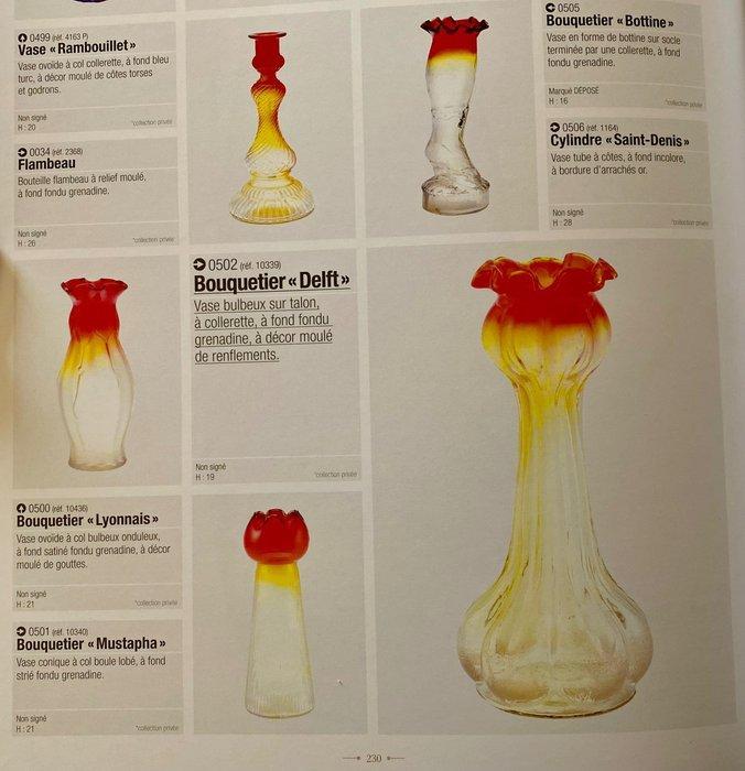 After Legras - Vaas - Bicolore - ver, Antiek en Kunst, Antiek | Glas en Kristal
