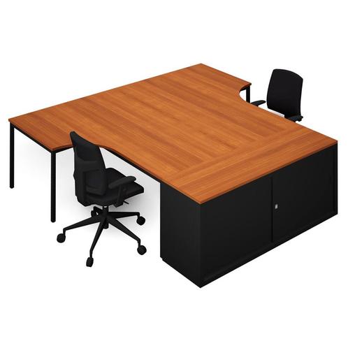 -16% Duo Bureau Basic - 225x240 - Gratis verzending, Zakelijke goederen, Kantoor en Winkelinrichting | Kantoormeubilair en Inrichting