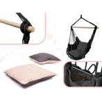 Braziliaanse hangmat stoel met kussens zwart belasting tot, Kinderen en Baby's, Ophalen of Verzenden, Nieuw