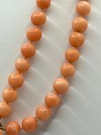 Halsketting - 18 karaat Geel goud Koraal - Koraal - Koraal, Sieraden, Tassen en Uiterlijk, Kettingen, Nieuw