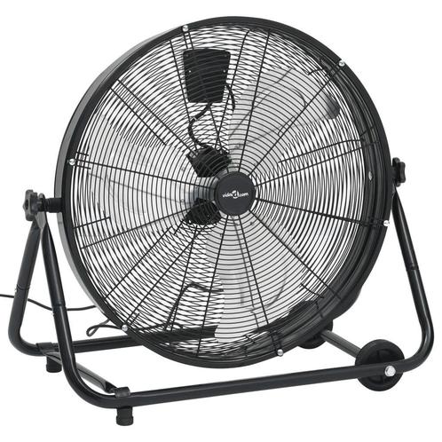 Krachtige Vloerventilator 60cm Zwart - Retourdeal, Witgoed en Apparatuur, Ventilatoren, Nieuw, Vloerventilator, Ophalen of Verzenden