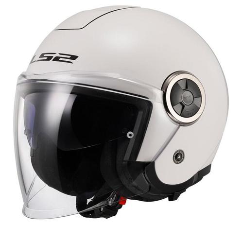 LS2 OF620 Classy Solid Wit Jethelm, Motoren, Kleding | Motorhelmen, Jethelm, Heren, XXL, Nieuw met kaartje, Overige merken, Verzenden
