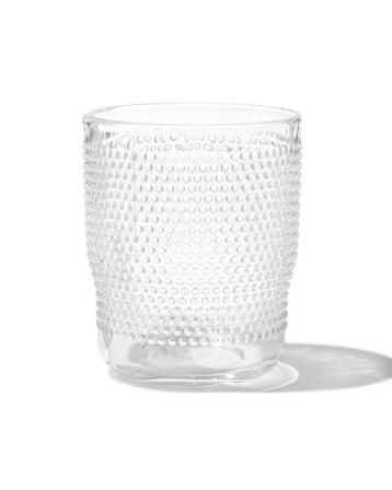 HEMA Waterglas Bergen bolletjes reliëf 270ml 2+1 gratis beschikbaar voor biedingen
