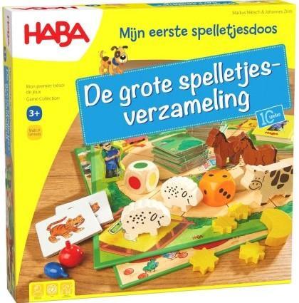 Mijn Eerste Spelletjesdoos - De Grote Spelletjesverzameling, Hobby en Vrije tijd, Gezelschapsspellen | Bordspellen, Nieuw, Verzenden