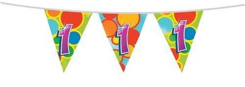 Vlaggenlijn 1 Jaar 10m, Hobby en Vrije tijd, Feestartikelen, Nieuw, Verzenden
