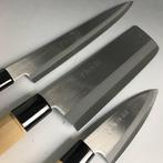 Higashikatsuhiro Japanese Kitchen Knives Set of 3 – Vintage
