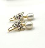 Zonder minimumprijs - Cocktail oorbellen - 9 kt. Geel goud,