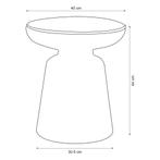 Bijzettafel Posio ronde salontafel 40 cm geel [en.casa], Huis en Inrichting, Tafels | Bijzettafels, Verzenden, Nieuw