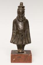 Oud-Romeins Bronzen Cucullatus-godheid Figuur - 9.8 cm