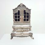 Miniatuur figuur - Miniatuur Kabinetkast voor Poppenhuis -