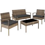 Wicker zitgroep Sparta 3+1 - natuur, Tuin en Terras, Tuinsets en Loungesets, Verzenden, Nieuw