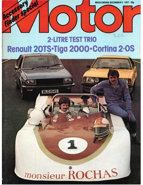 1977 MOTOR MAGAZINE 3920 ENGELS, Boeken, Auto's | Folders en Tijdschriften
