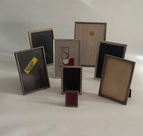 Fotolijst (8) - Messing, zilvergeplateerd, glas, Antiek en Kunst, Curiosa en Brocante
