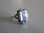 Zilver - Ring - Topaas -Spinel Art Deco