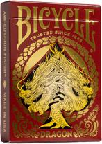 Bicycle Pokerkaarten - Dragon Red | Bicycle - Spelonderdelen, Hobby en Vrije tijd, Gezelschapsspellen | Kaartspellen, Verzenden