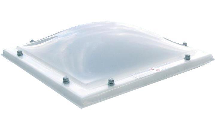 Lichtkoepel bolvormig driewandig acrylaat dagmaat 100X190 cm, Doe-het-zelf en Verbouw, Glas en Ramen, Verzenden