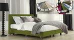 Boxspring bed 180x220 180 220 in vele kleuren en stoffen !, 180 cm, Modern en strak design, 220 cm, Nieuw