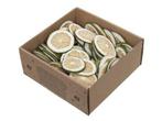 Limoenschijfjes groen - 250 gr in handige doos – perfect, Huis en Inrichting, Ophalen of Verzenden, Nieuw