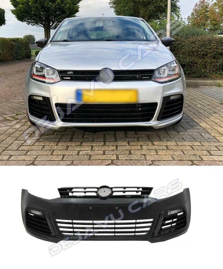R20 R Look Voorbumper bumper voor Volkswagen Polo 6R / 6C, Auto-onderdelen, Carrosserie en Plaatwerk, Nieuw, Volkswagen, Voor