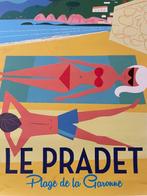 Monsieur Z - Affiche de Tourisme Le Pradet - La Plage de la