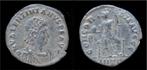 375-392ad Roman Valentinian Ii Ae3 Roma seated on throne..., Verzenden