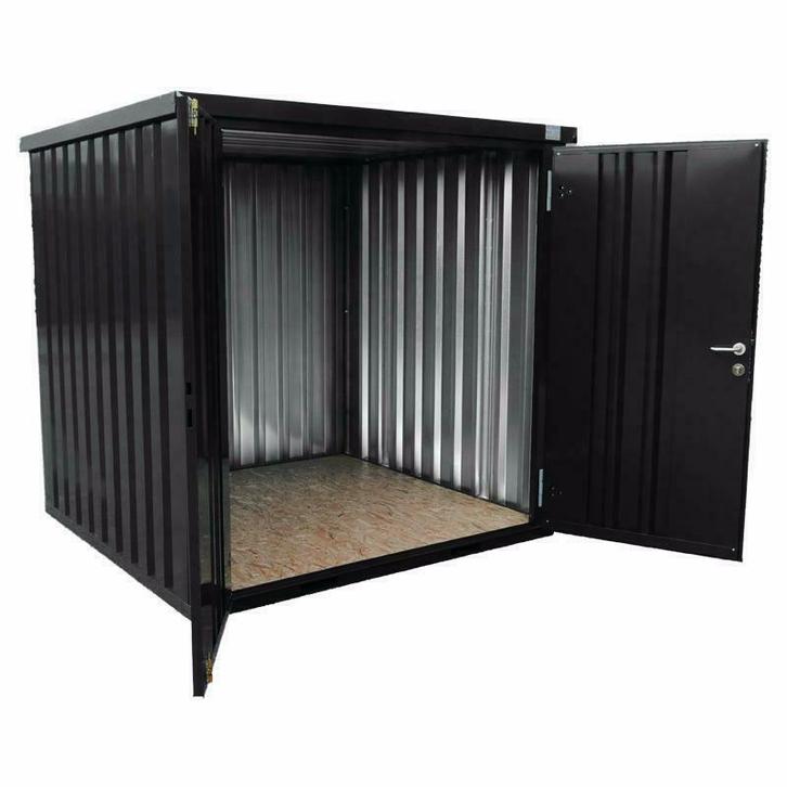 Handige opbergbox in zwarte kleur, Tuin en Terras, Overige Tuin en Terras, Nieuw, Ophalen of Verzenden