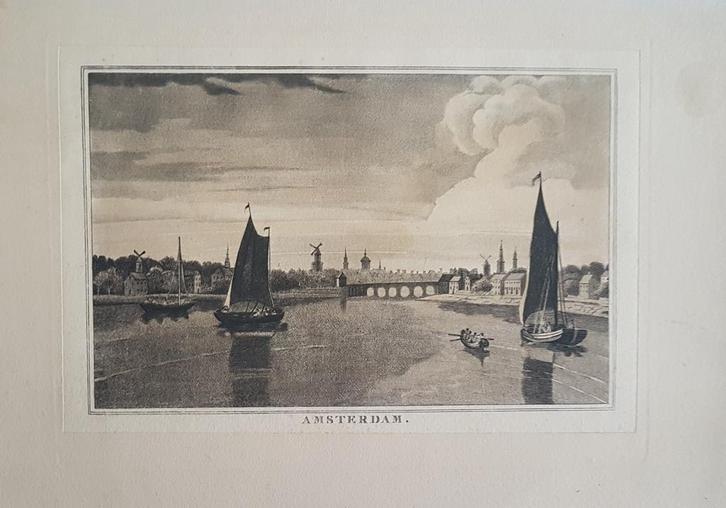 Amsterdam, Antiek en Kunst, Kunst | Litho's en Zeefdrukken, Ophalen of Verzenden