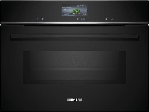 Siemens CM776G1B1 inbouw oven met magnetron - zwart, Witgoed en Apparatuur, Ovens, Inbouw, Hete lucht, Nieuw, Oven met grill, 45 tot 60 cm