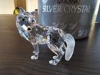 Beeld, Swarovski wolf - 6.2 cm - Kristal