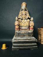 Boeddhistische objecten - Hout - 1850-1900 Qing Dynastie, Antiek en Kunst