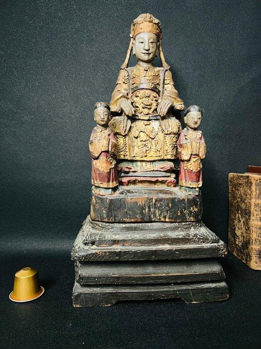 Boeddhistische objecten - Hout - 1850-1900 Qing Dynastie, Antiek en Kunst, Antiek | Overige Antiek