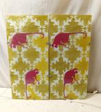 IKEA - Julia Treutiger - Wandlamp (2) - Gyllen - Glas,