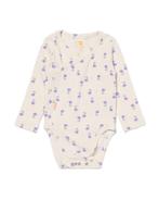 HEMA Newborn meegroei overslagromper rib met bamboe stretch, Verzenden, Nieuw