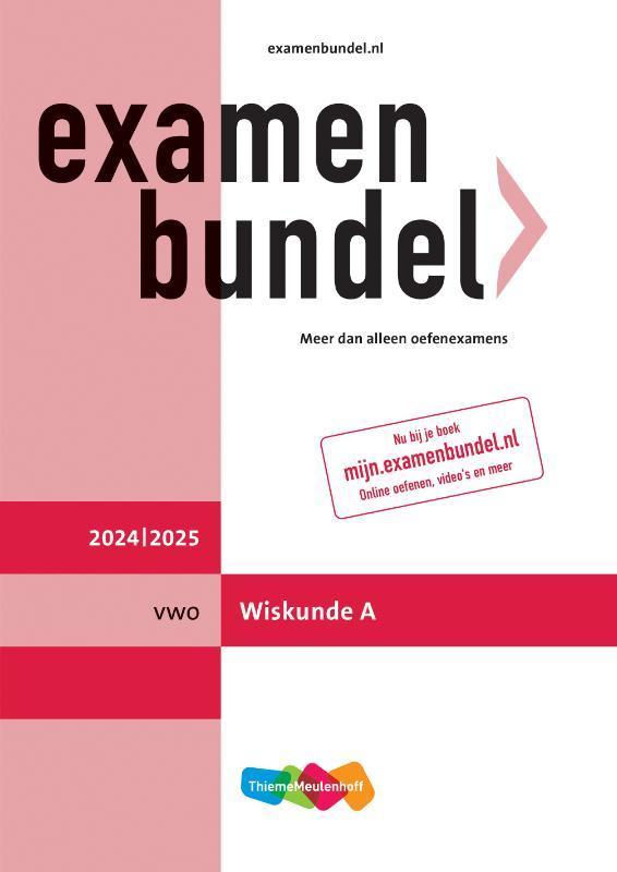Examenbundel vwo Wiskunde A 20242025 9789006650662, Boeken, Studieboeken en Cursussen, Zo goed als nieuw, Verzenden