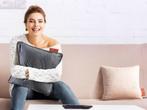 Home&Comfort - Verwarmd Kussen - Draadloos Oplaadbaar 3, Huis en Inrichting, Woonaccessoires | Overige, Verzenden, Nieuw