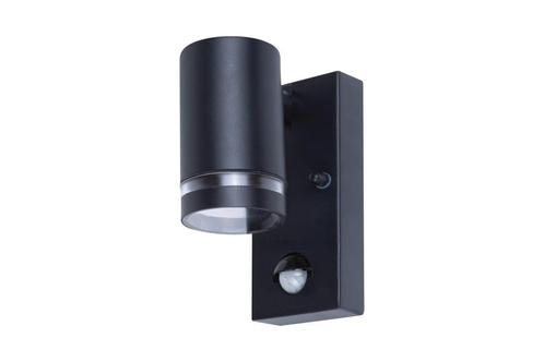 Integral buiten wandlamp zwart met sensor IP54 voor 1x GU..., Huis en Inrichting, Lampen | Overige, Nieuw, Ophalen of Verzenden