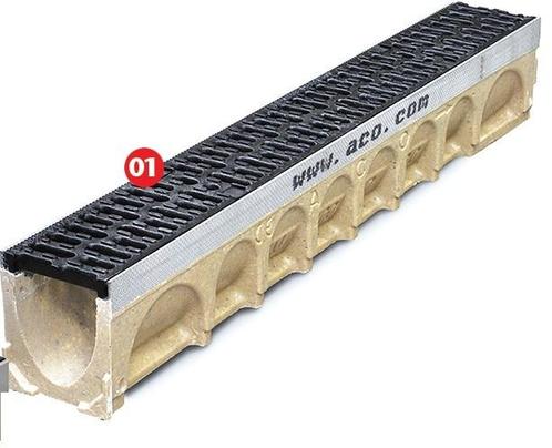 ACO Multidrain MD150 polymeerbeton goot inclusief, Doe-het-zelf en Verbouw, Buizen en Afvoer, Ophalen of Verzenden