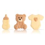 Dobla Chocoladedecoratie Newborn Baby Assortiment (90stuks), Verzenden, Nieuw