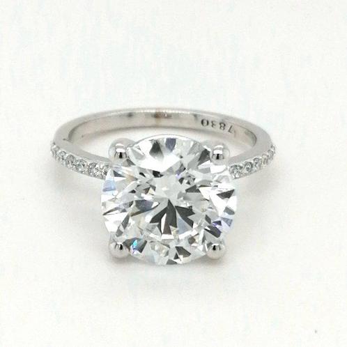 Zonder Minimumprijs - Ring - 18 karaat Witgoud - 6.20ct. tw., Sieraden, Tassen en Uiterlijk, Ringen