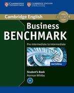 9781107697812 Business Benchmark Pre-Intermediate To Inte..., Verzenden, Zo goed als nieuw, Norman Whitby