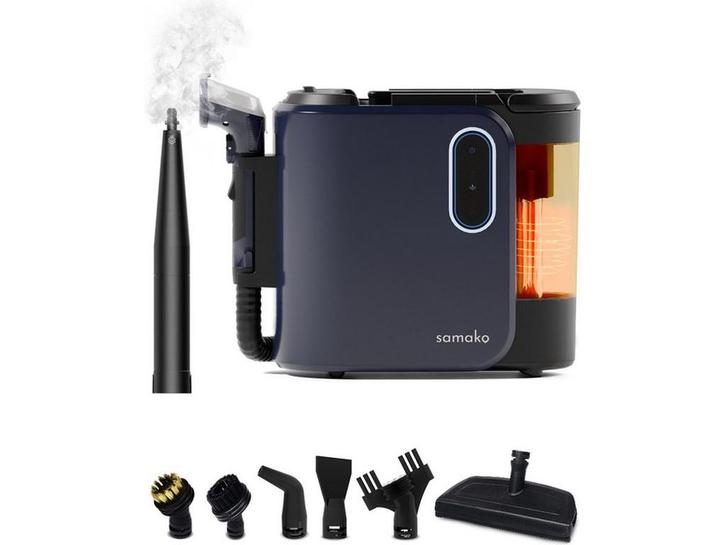 Samako PowerClean Pro - Tapijtreiniger - 1800W 8, Witgoed en Apparatuur, Stoomapparaten, Zo goed als nieuw, Verzenden