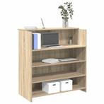 vidaXL Receptiebalie 100x50x103,5 cm bewerkt hout sonoma, Huis en Inrichting, Bureaus, Verzenden, Nieuw