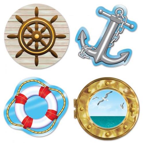 Boot/Maritiem thema wanddecoratie - Maritiem thema, Hobby en Vrije tijd, Feestartikelen, Ophalen of Verzenden