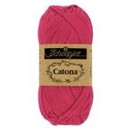 Scheepjes Catona - 10g - 413 Cherry - Haakgaren / Breigaren, Hobby en Vrije tijd, Ophalen of Verzenden, Nieuw, Breien of Haken