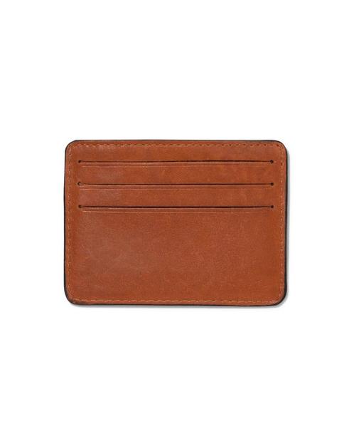 HEMA Kaarthouder bruin leer RFID, Sieraden, Tassen en Uiterlijk, Portemonnees, Nieuw, Verzenden