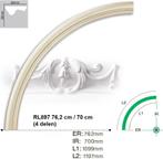 Rozet ring RL897 radius 76,2 cm / 70 cm (4 delen), Doe-het-zelf en Verbouw, Plinten en Afwerking, Ophalen of Verzenden, Nieuw