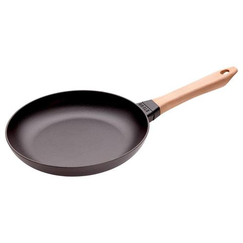 GGM Gastro | STAUB | PANS - Koekenpan met houten handvat - Ø, Huis en Inrichting, Keuken | Potten en Pannen, Nieuw, Verzenden